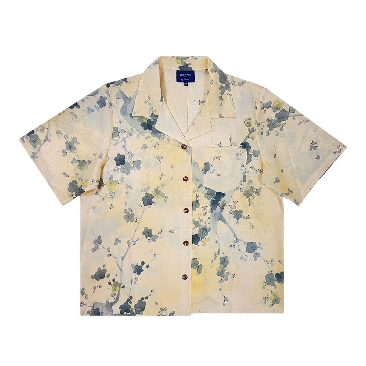 着物アロハシャツ レディース XL AHKHF-XL01-1