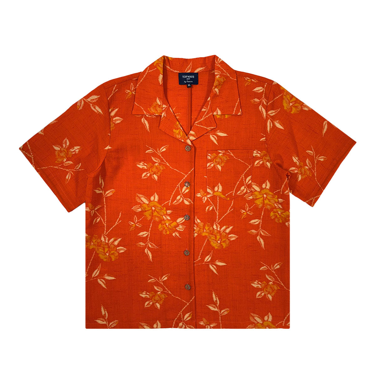 着物アロハシャツ レディース XL AHKHF-XL02-zoom-1