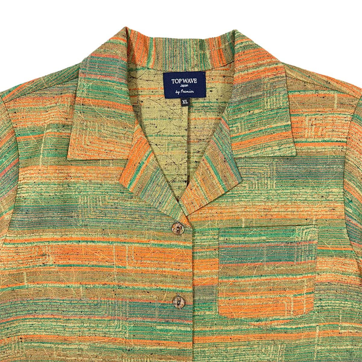 着物アロハシャツ レディース XL AHKHF-XL04-3