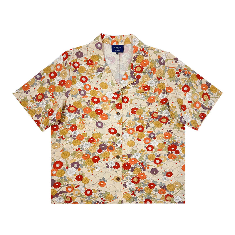 着物アロハシャツ レディース XL AHKHF-XL06-zoom-