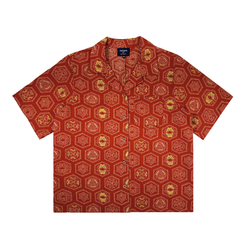 着物アロハシャツ レディース XL AHKHF-XL08-zoom-