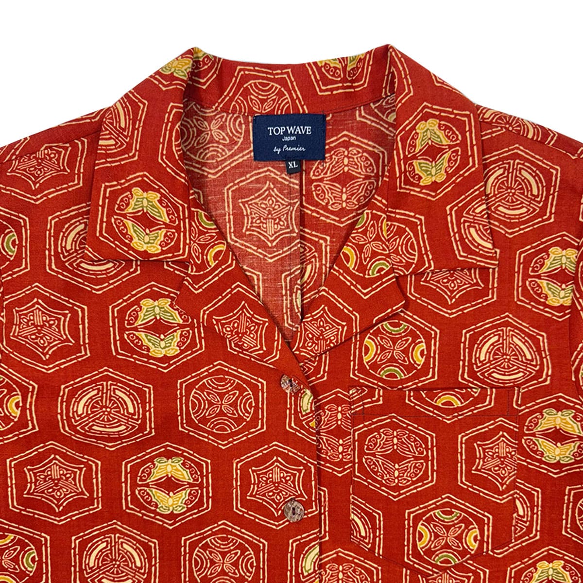 着物アロハシャツ レディース XL AHKHF-XL08-zoom-3