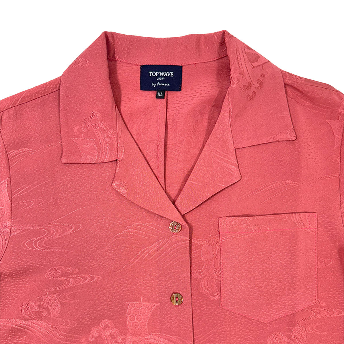 着物アロハシャツ レディース XL AHKHF-XL09-3