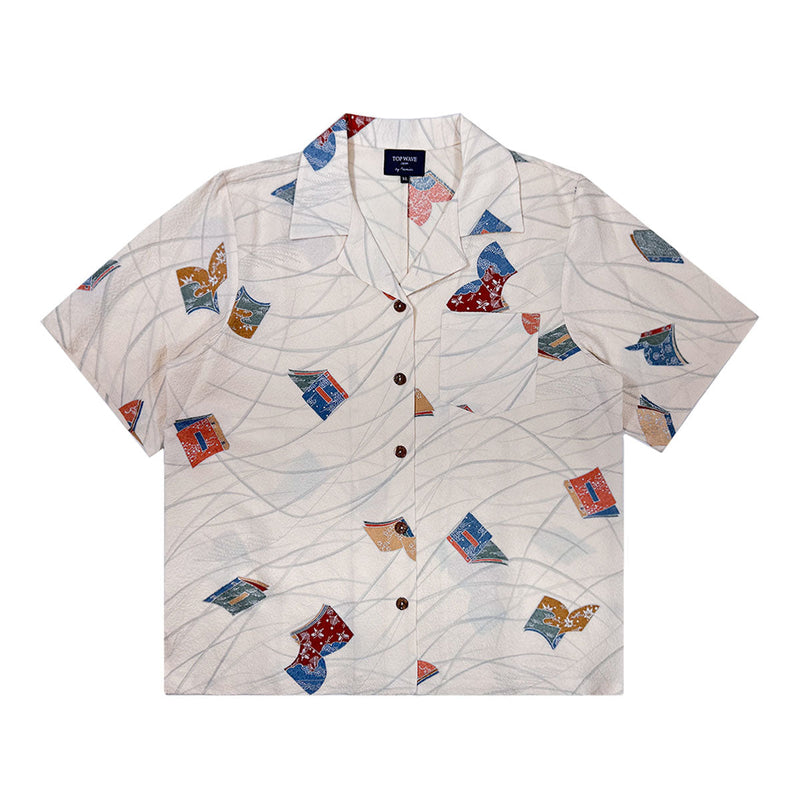 着物アロハシャツ レディース XL AHKHF-XL10-zoom-