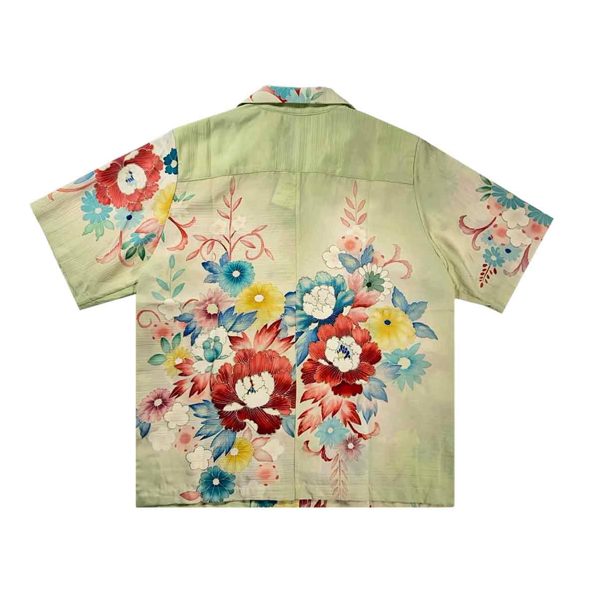 着物アロハシャツ レディース XL AHKHF-XL100-zoom-2