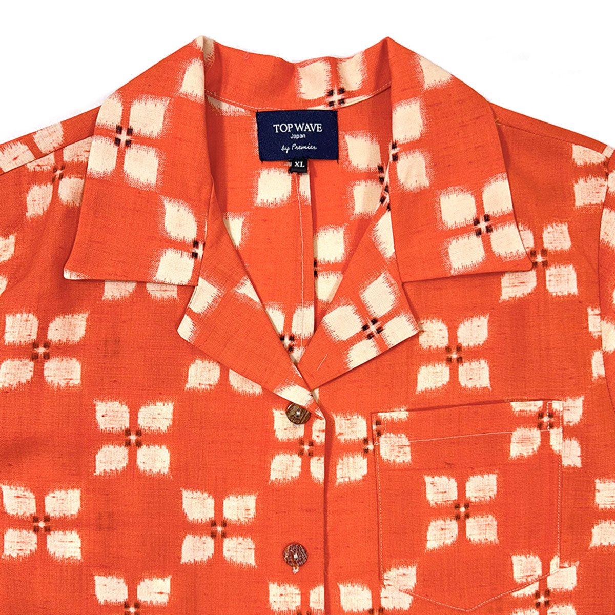 着物アロハシャツ レディース XL AHKHF-XL13-3