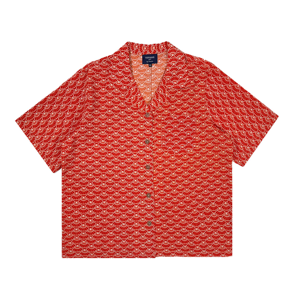 着物アロハシャツ レディース XL AHKHF-XL15-zoom-1