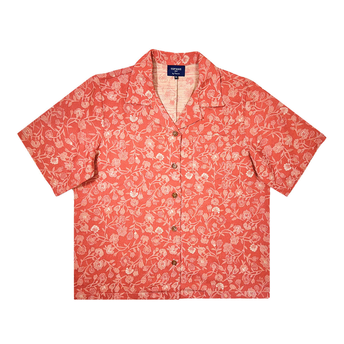 着物アロハシャツ レディース XL AHKHF-XL17-1