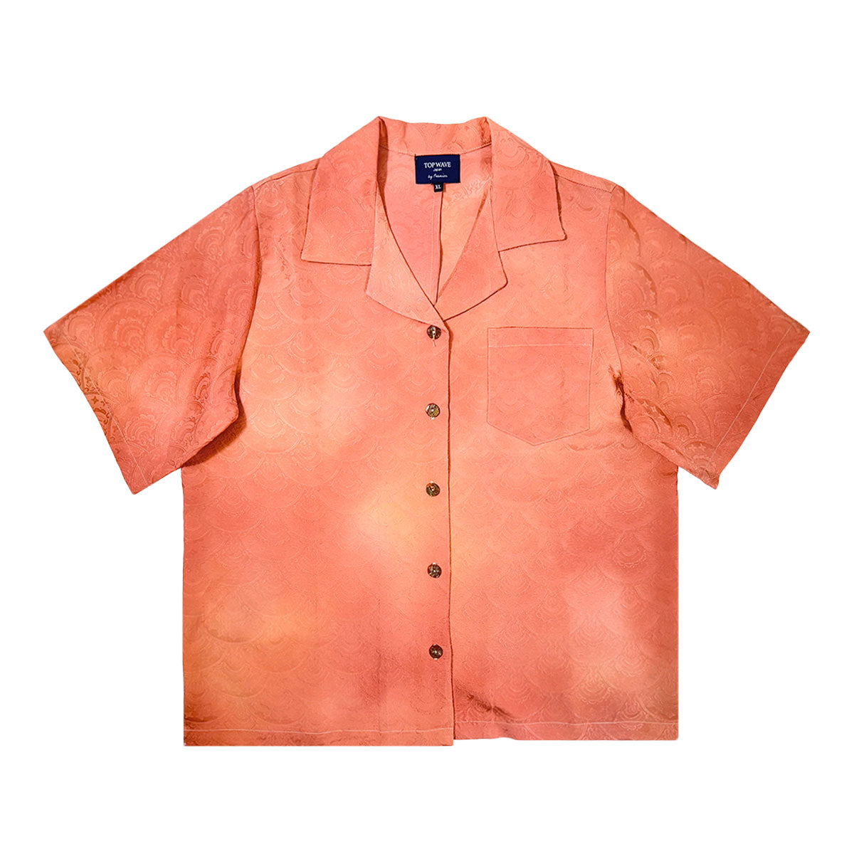 着物アロハシャツ レディース XL AHKHF-XL18