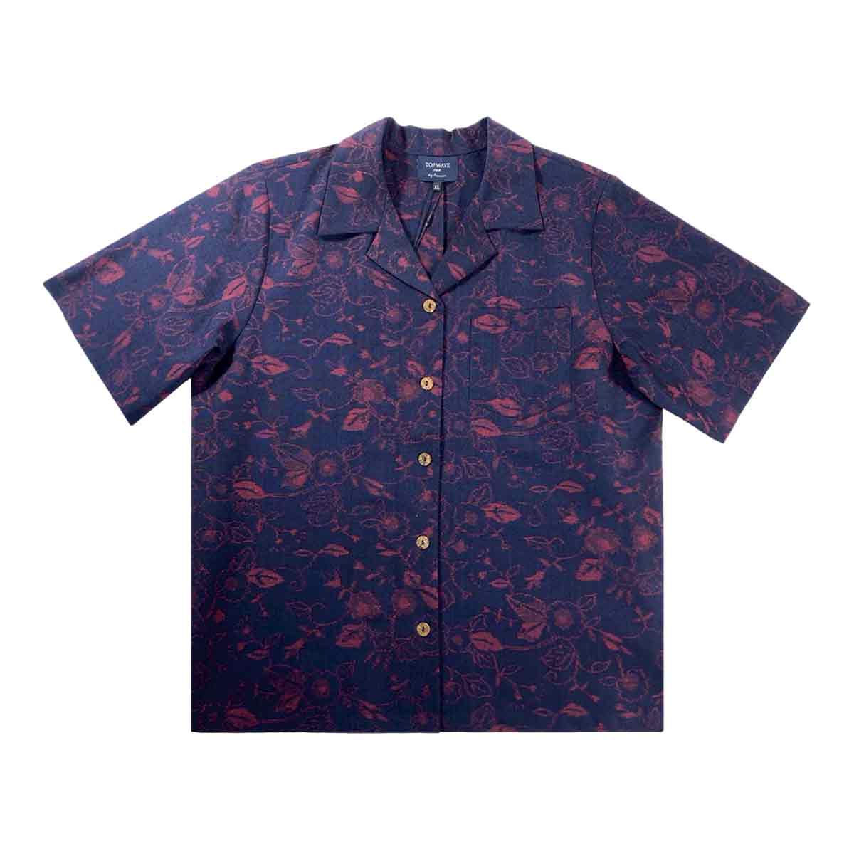 着物アロハシャツ レディース XL AHKHF-XL23-zoom-1