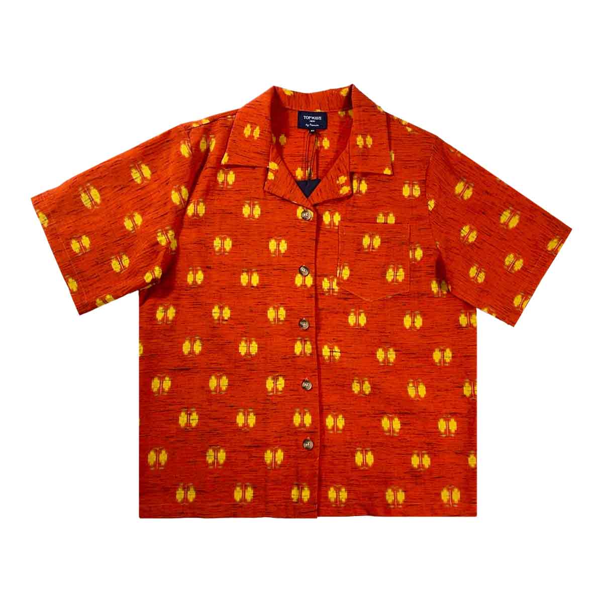 着物アロハシャツ レディース XL AHKHF-XL26