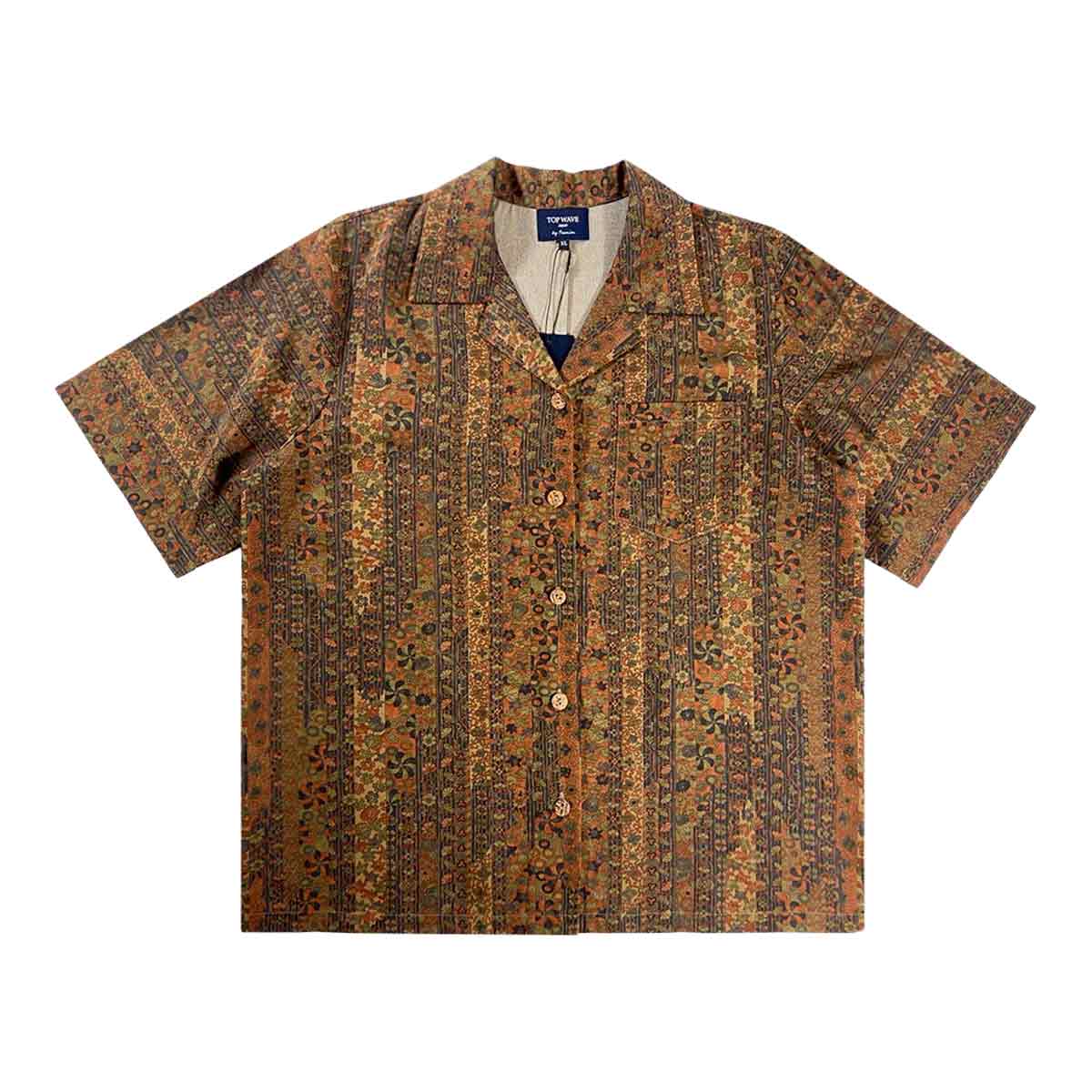 着物アロハシャツ レディース XL AHKHF-XL28