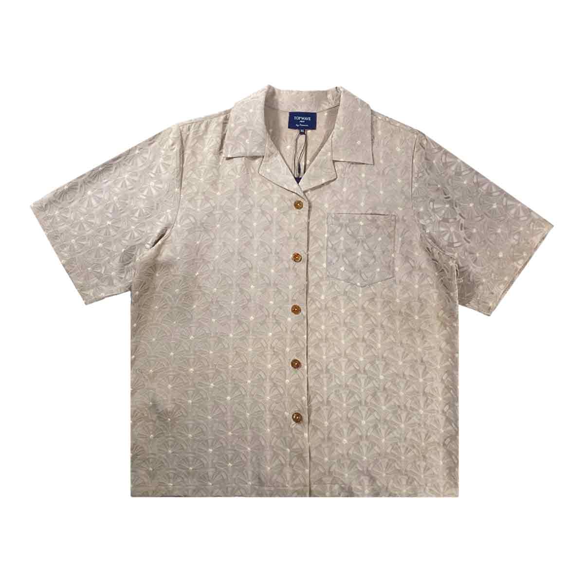 着物アロハシャツ レディース XL AHKHF-XL36