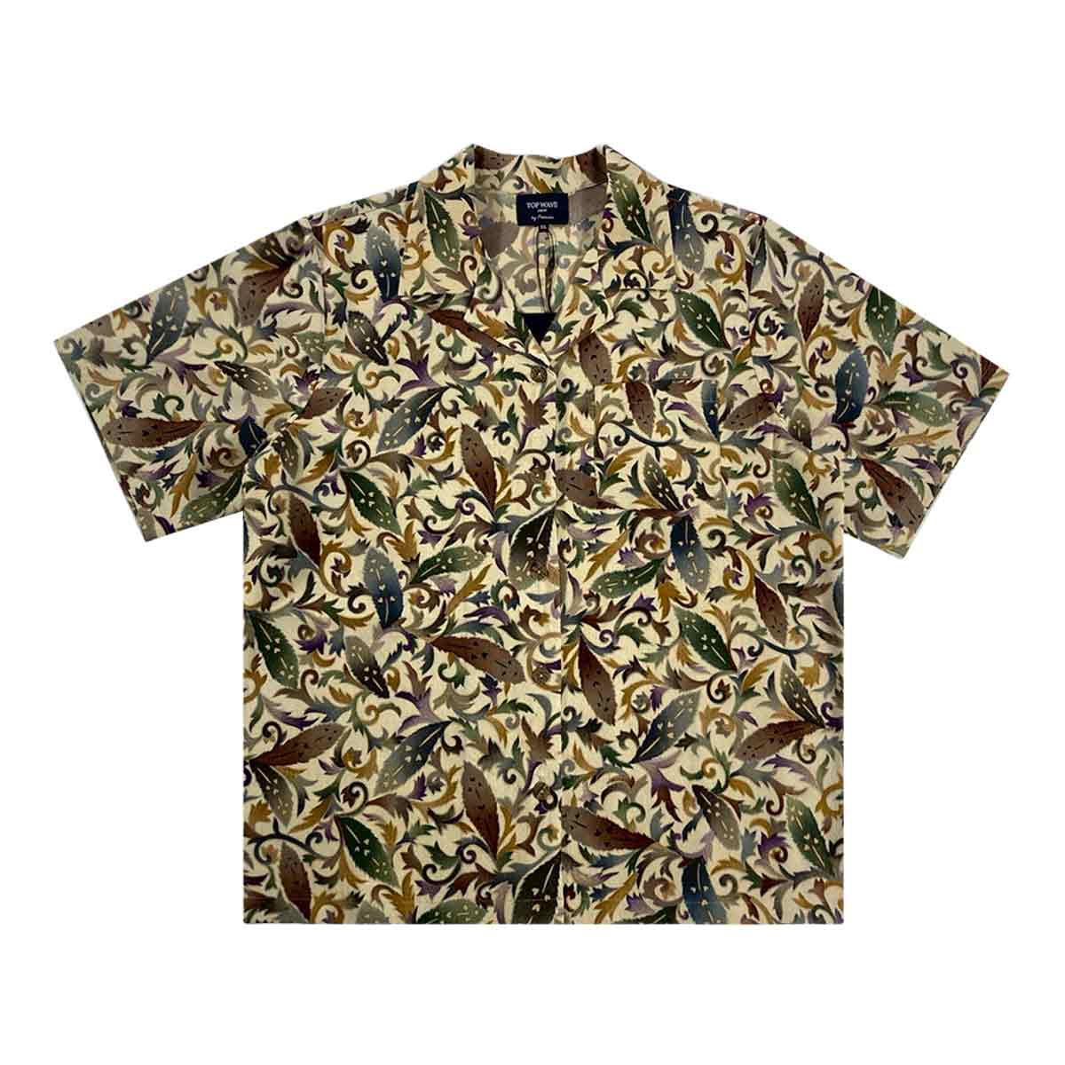 着物アロハシャツ レディース XL AHKHF-XL49