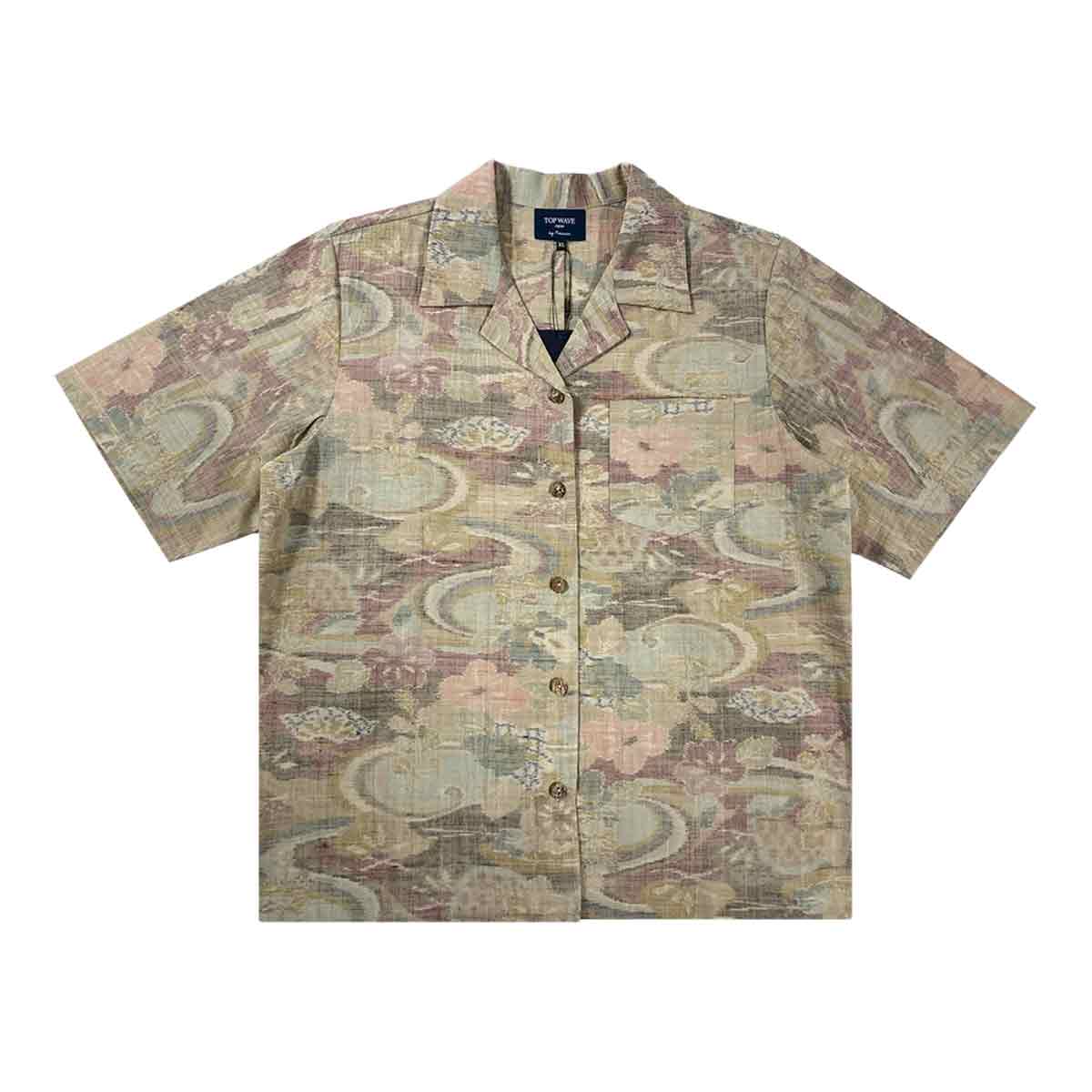 着物アロハシャツ レディース XL AHKHF-XL56-zoom-1