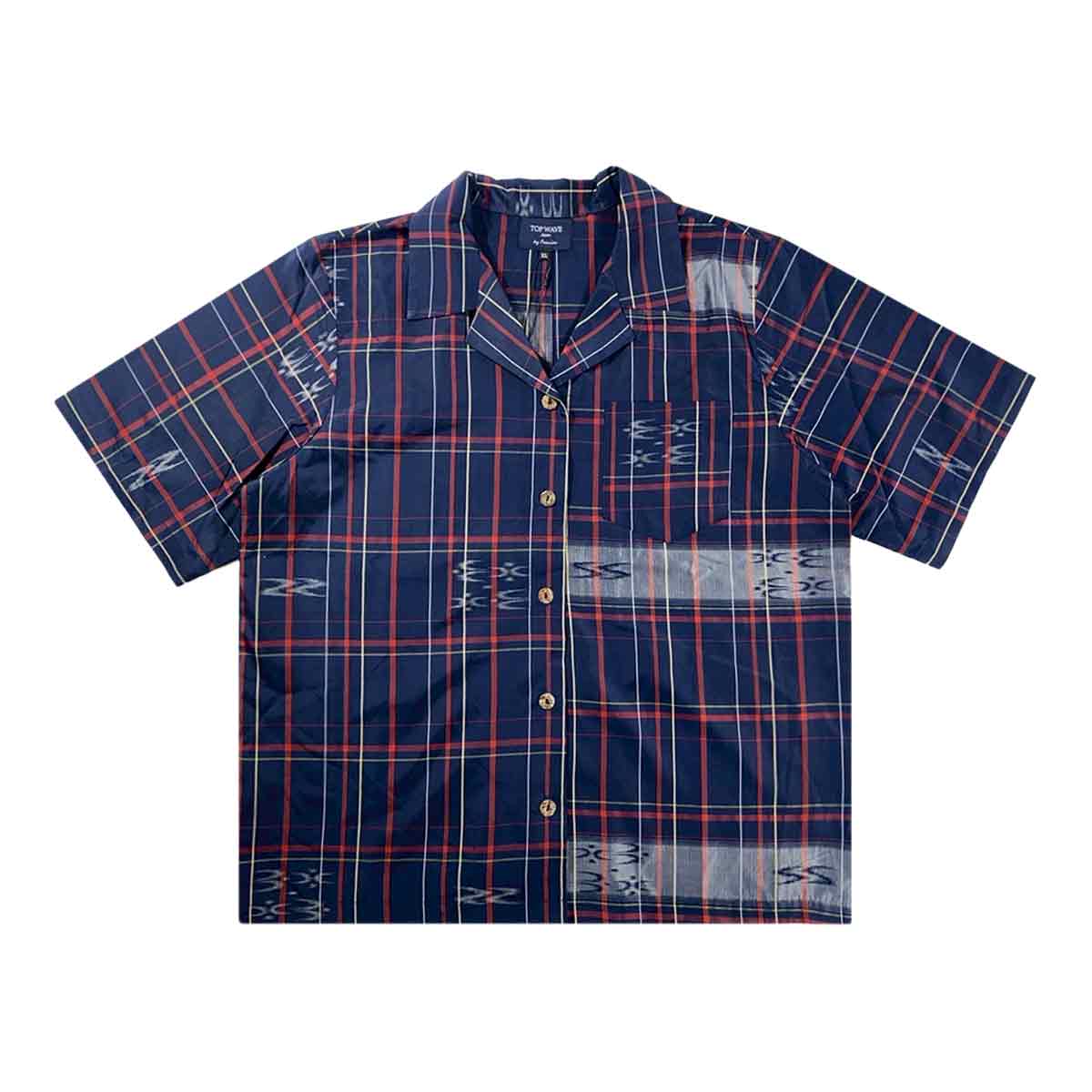 着物アロハシャツ レディース XL AHKHF-XL64