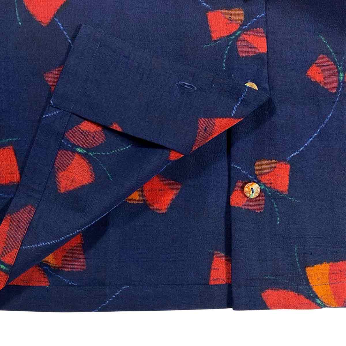 着物アロハシャツ レディース XL AHKHF-XL71-3