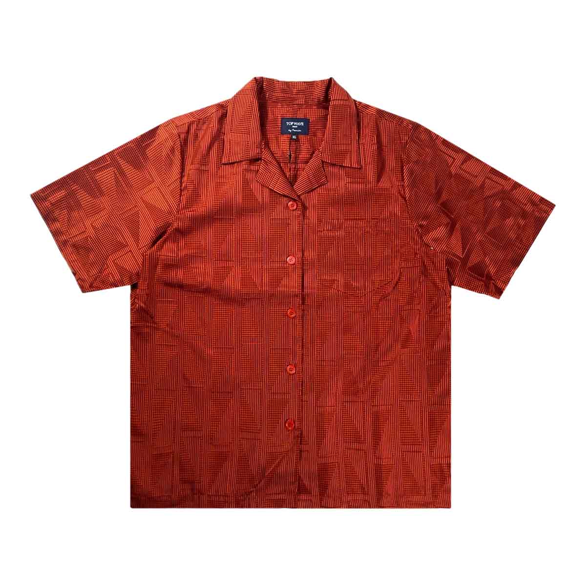 着物アロハシャツ レディース XL AHKHF-XL83