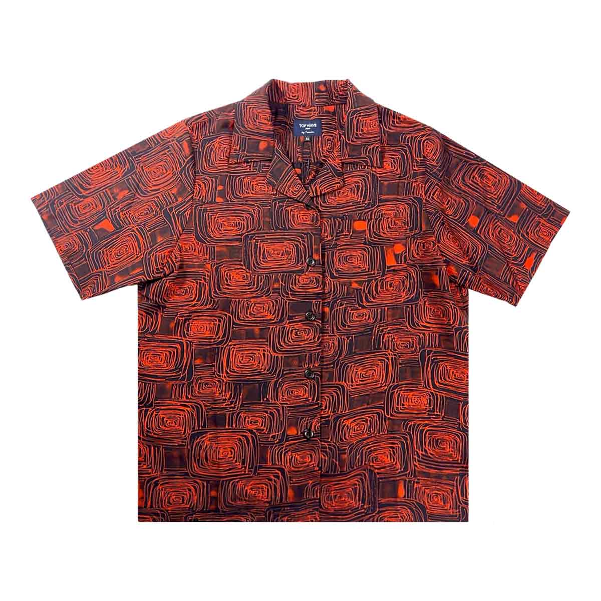 着物アロハシャツ レディース XL AHKHF-XL87-1