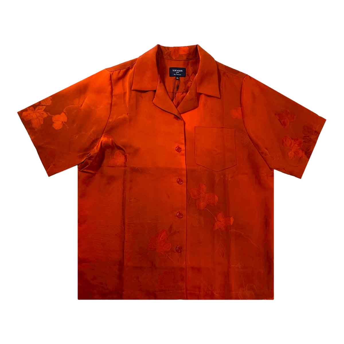 着物アロハシャツ レディース XL AHKHF-XL89