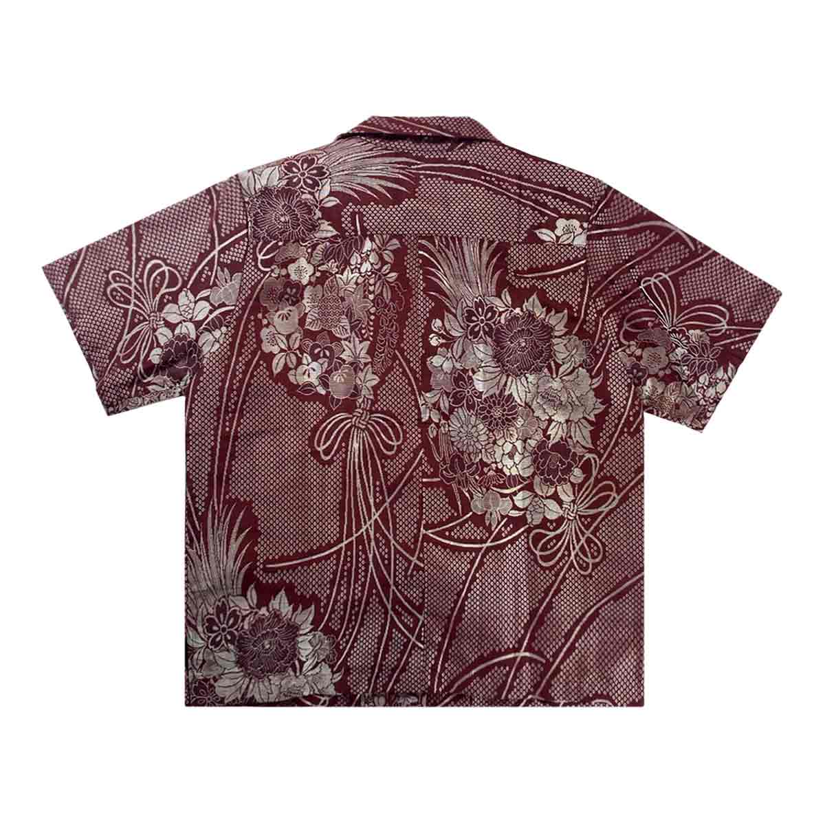 着物アロハシャツ レディース XL AHKHF-XL91-zoom-2