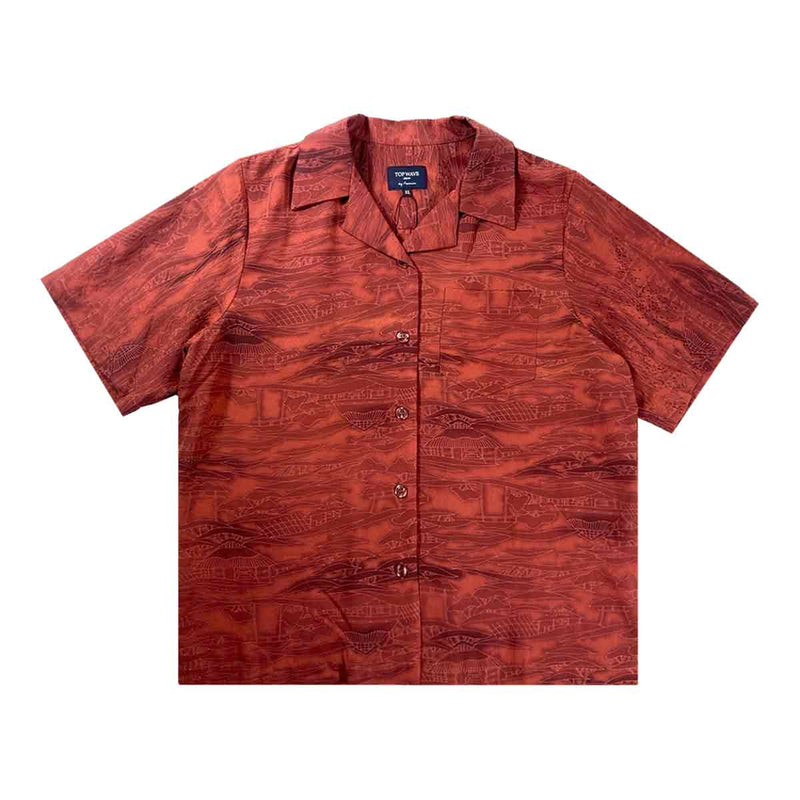 着物アロハシャツ レディース XL AHKHF-XL92-zoom-