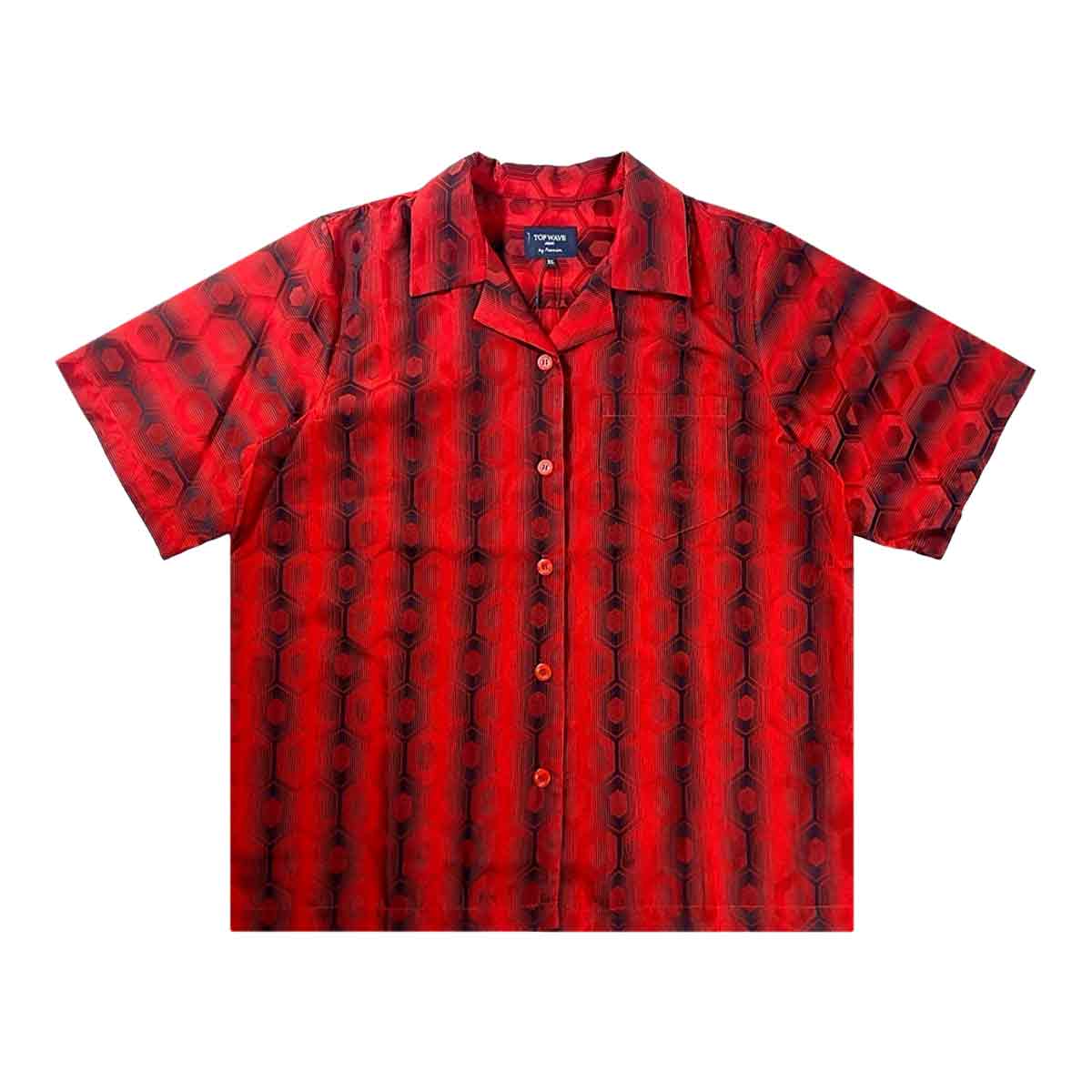 着物アロハシャツ レディース XL AHKHF-XL94-zoom-1