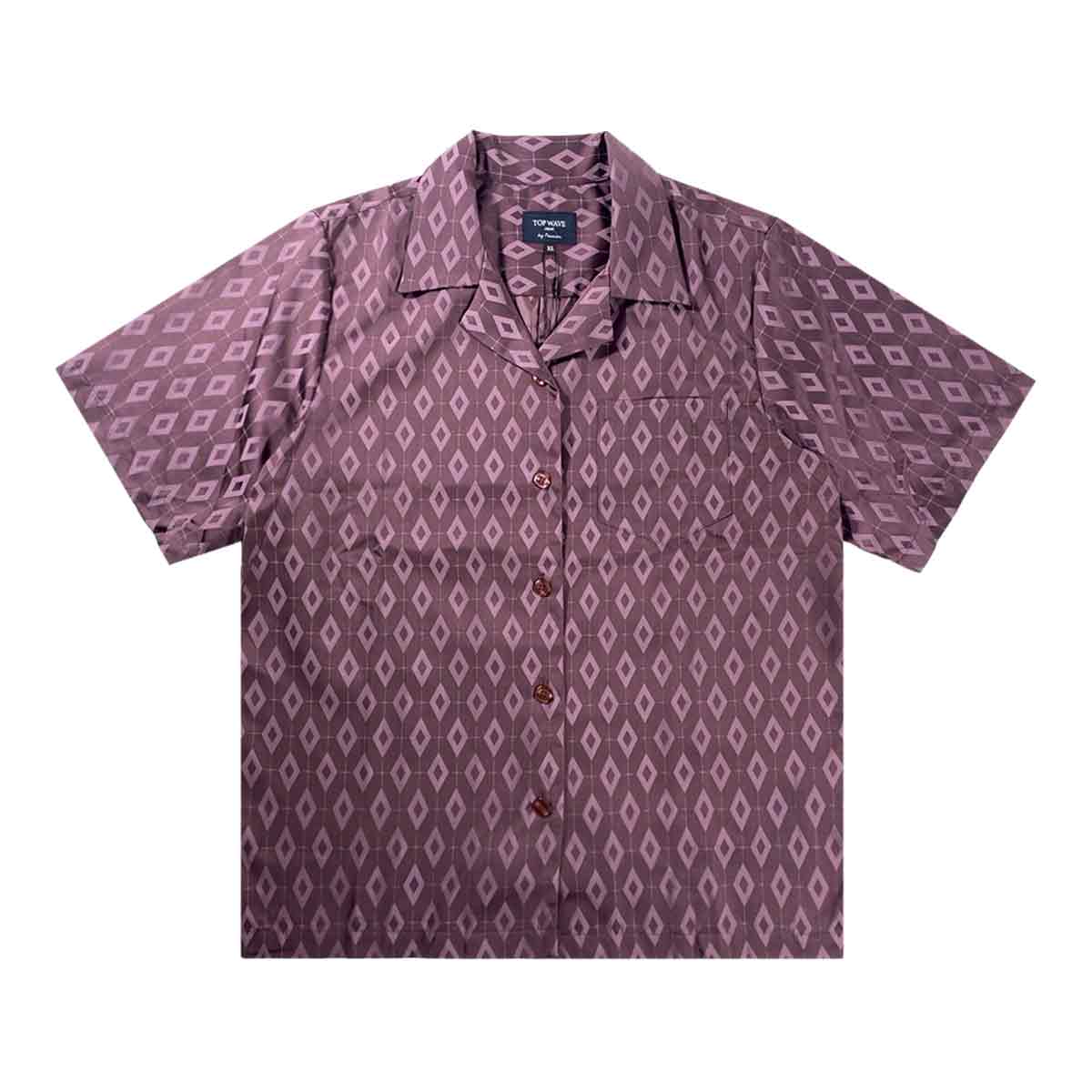 着物アロハシャツ レディース XL AHKHF-XL95