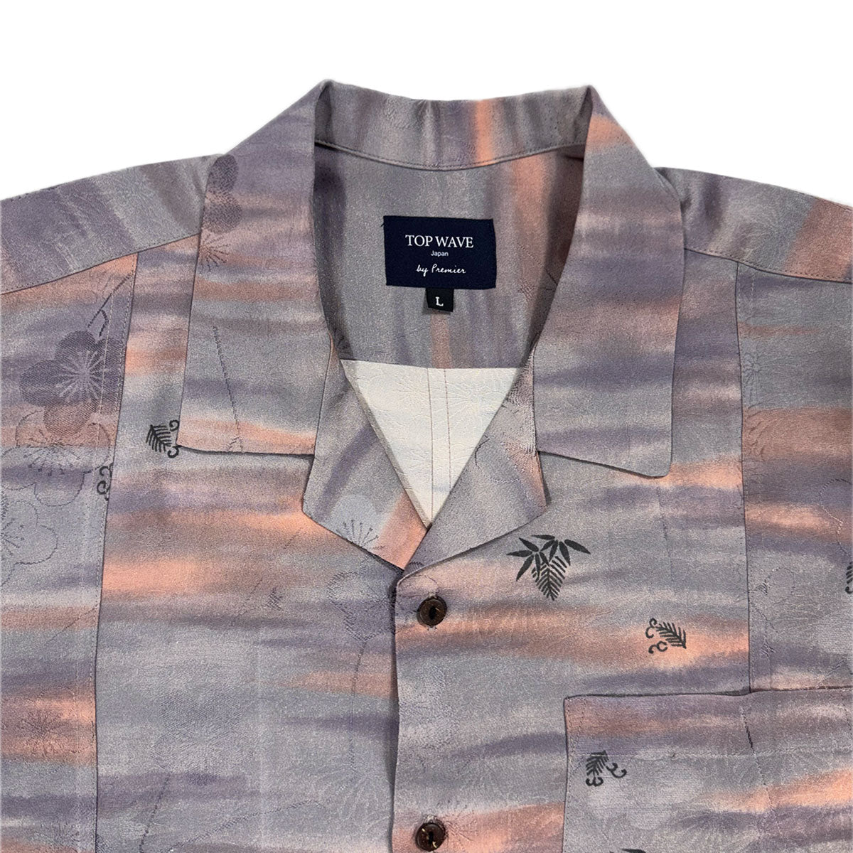 着物アロハシャツ メンズ L AHVN-L15-3