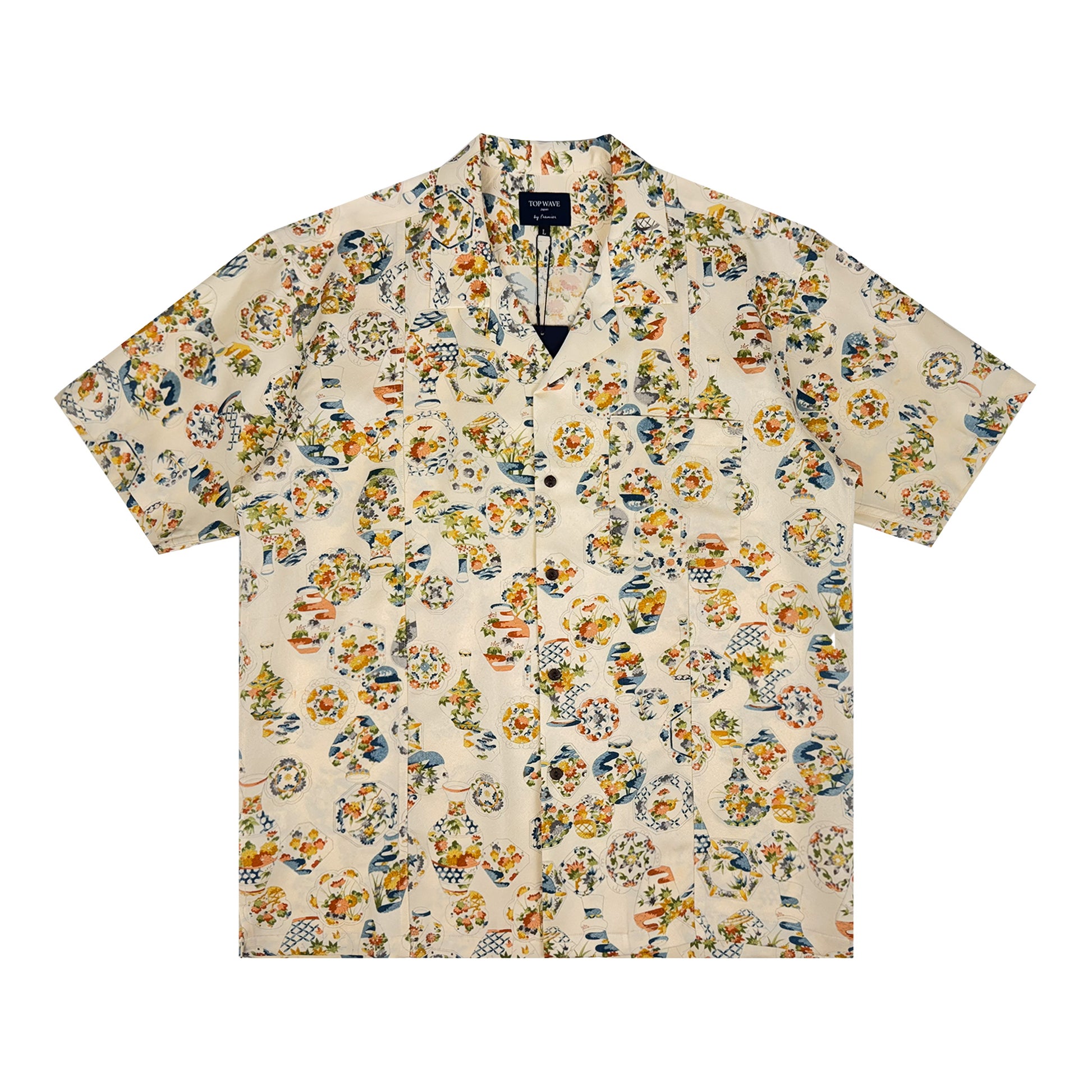 着物アロハシャツ メンズ L AHVN-L155-1