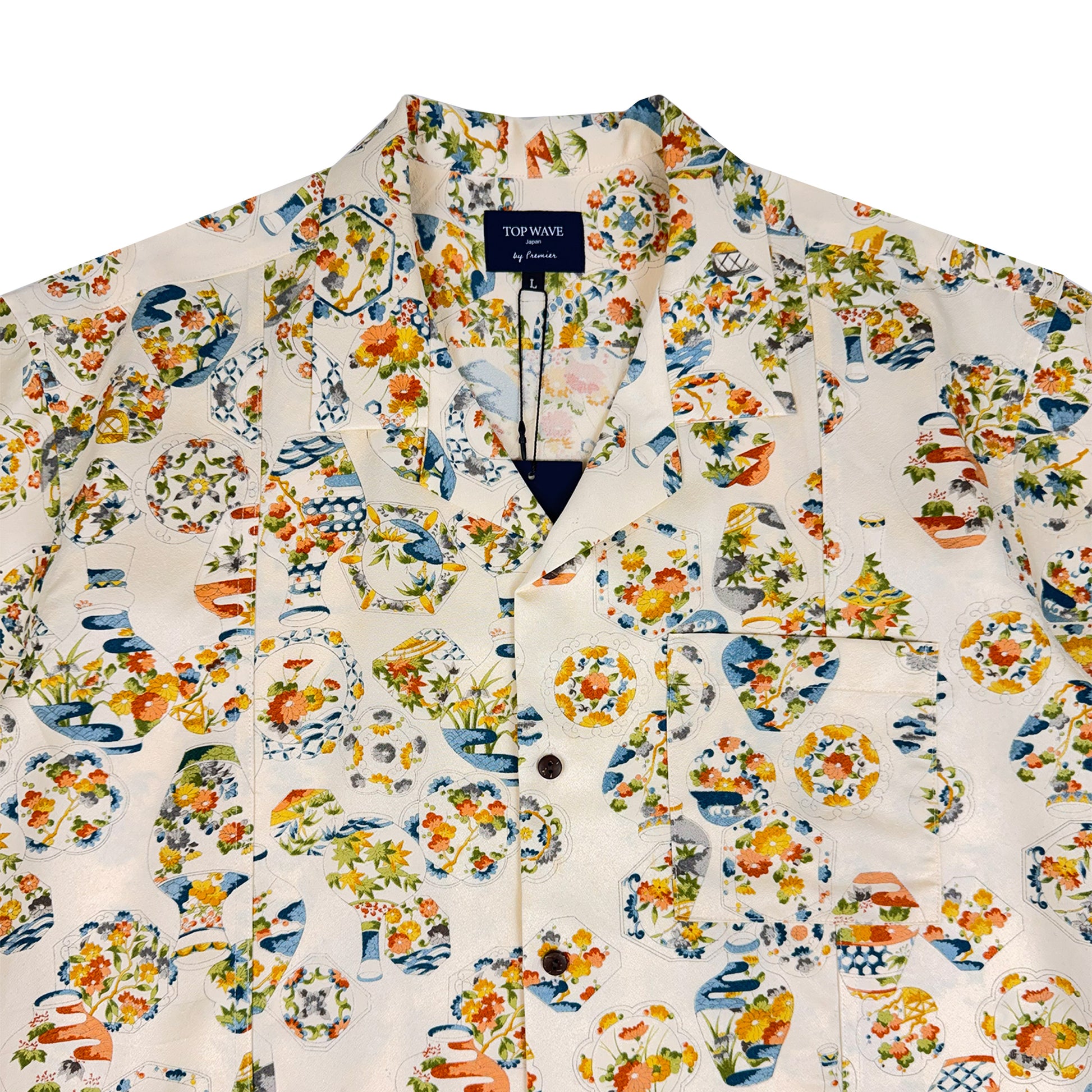 着物アロハシャツ メンズ L AHVN-L155-3