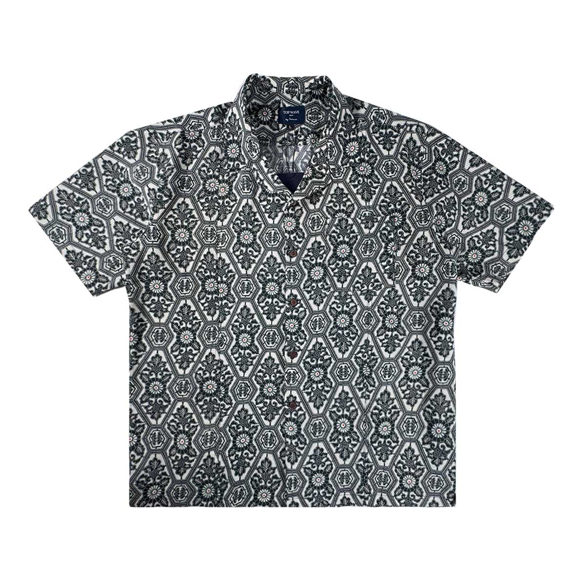 着物アロハシャツ メンズ L AHVN-L175