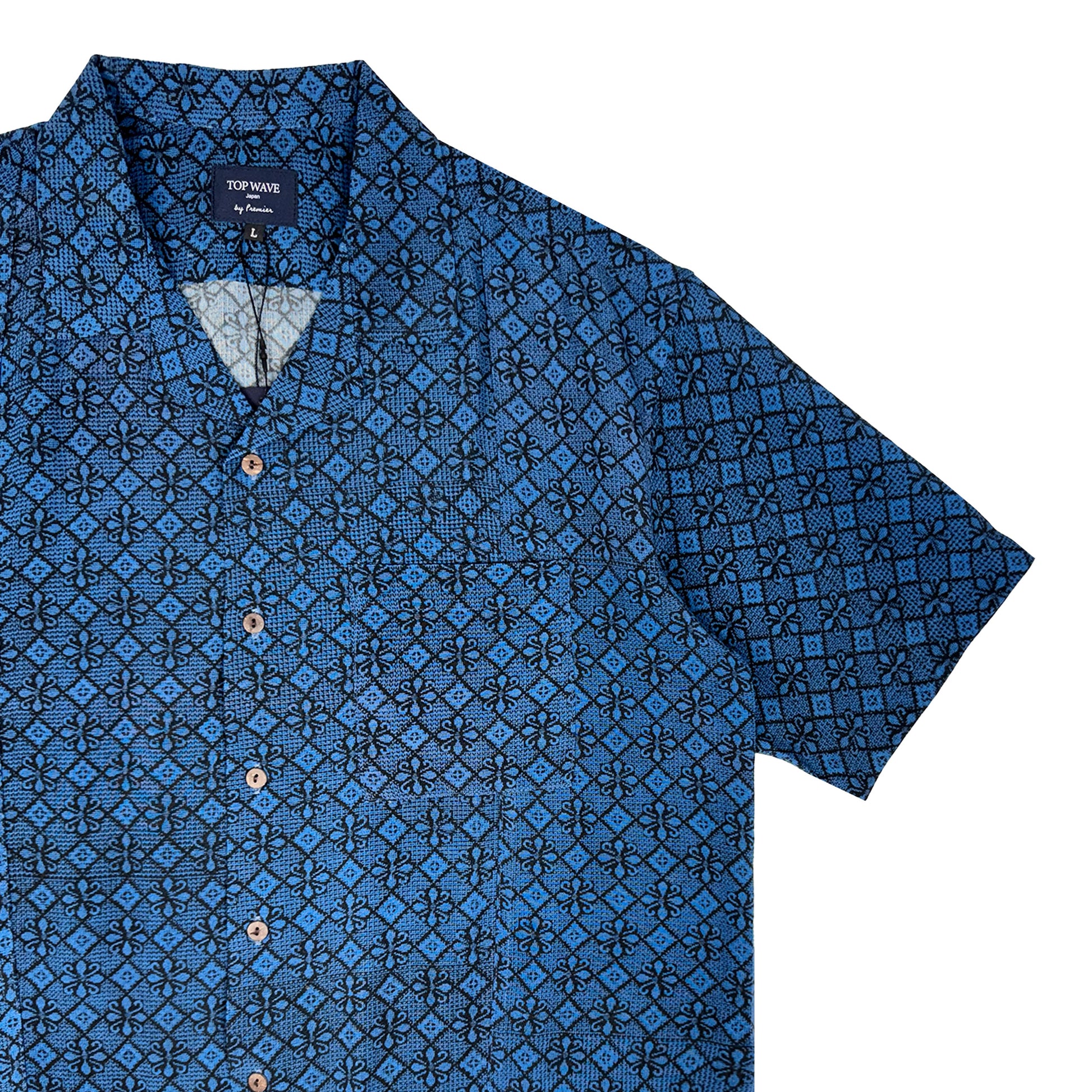 着物アロハシャツ メンズ L AHVN-L176-4