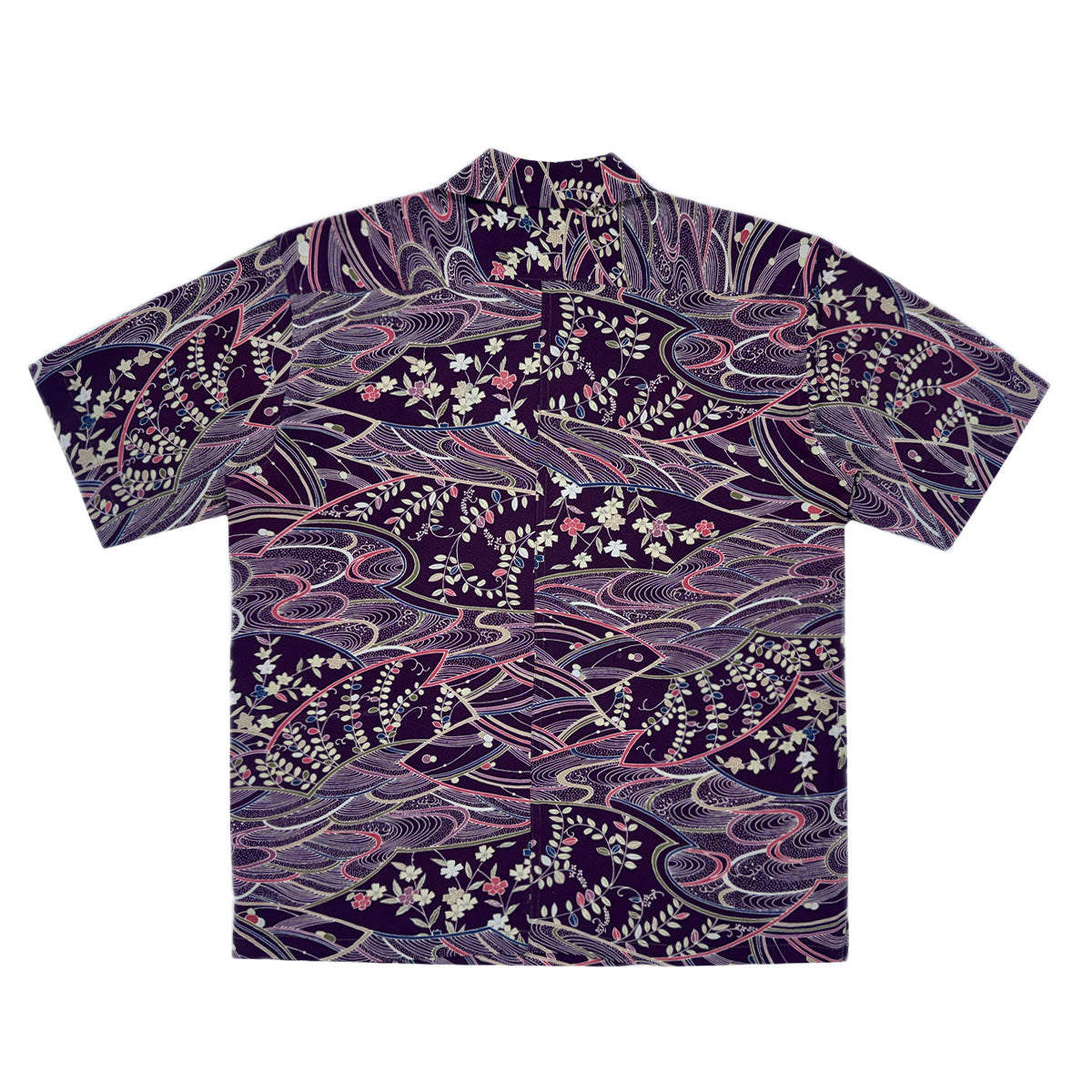 着物アロハシャツ メンズ L AHVN-L18-2