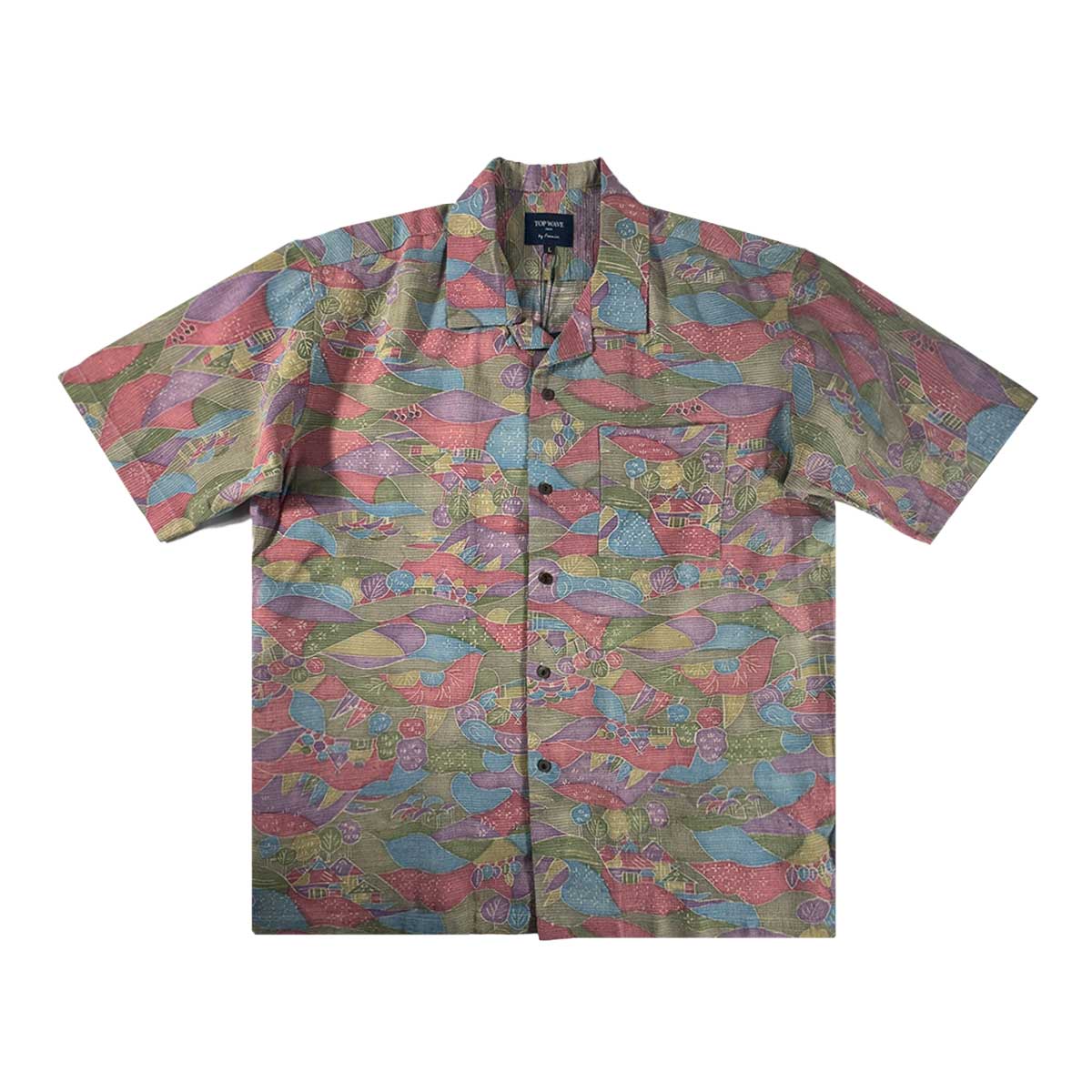 着物アロハシャツ メンズ L AHVN-L184-1