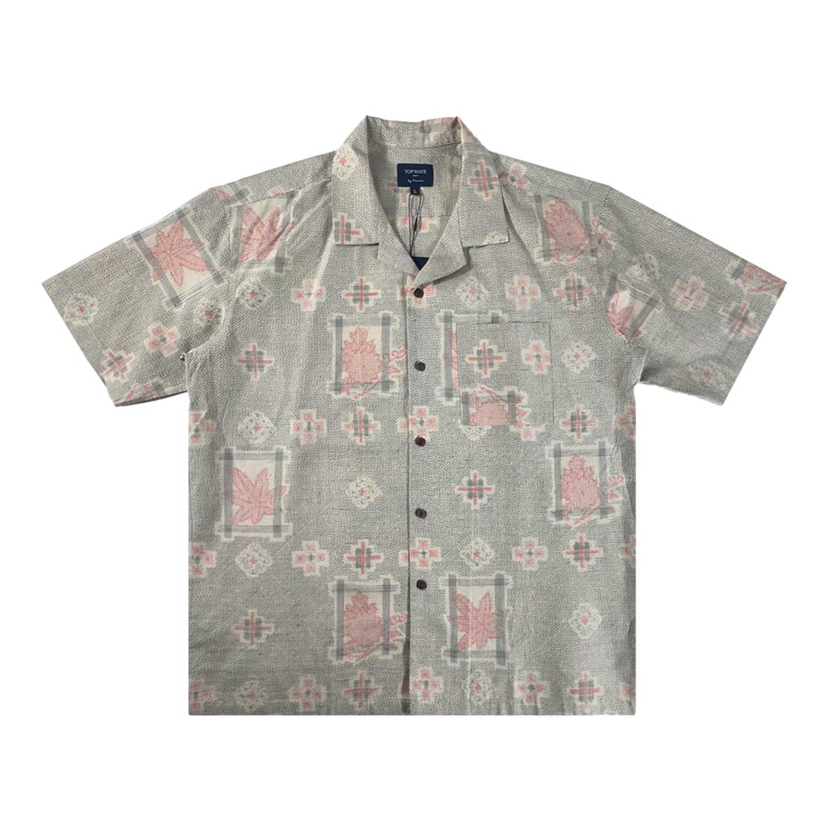 着物アロハシャツ メンズ L AHVN-L187