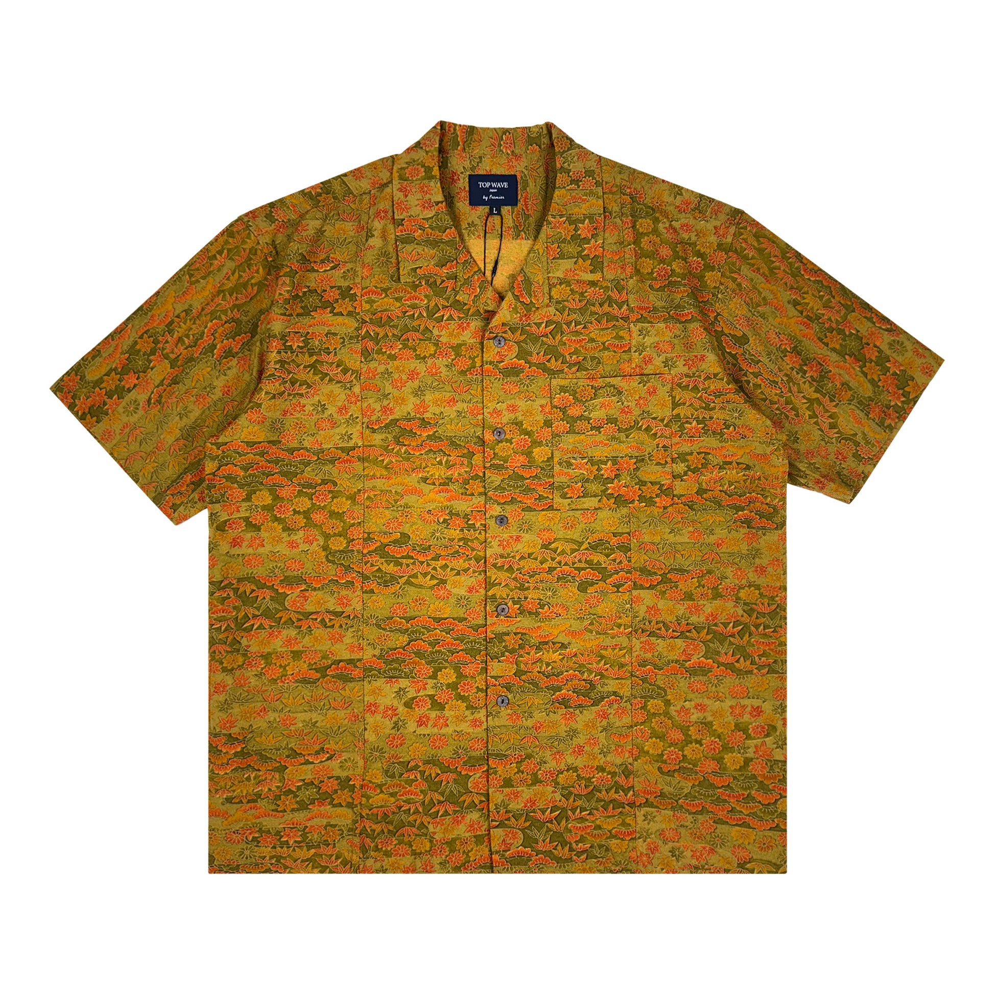 着物アロハシャツ メンズ L AHVN-L202-1