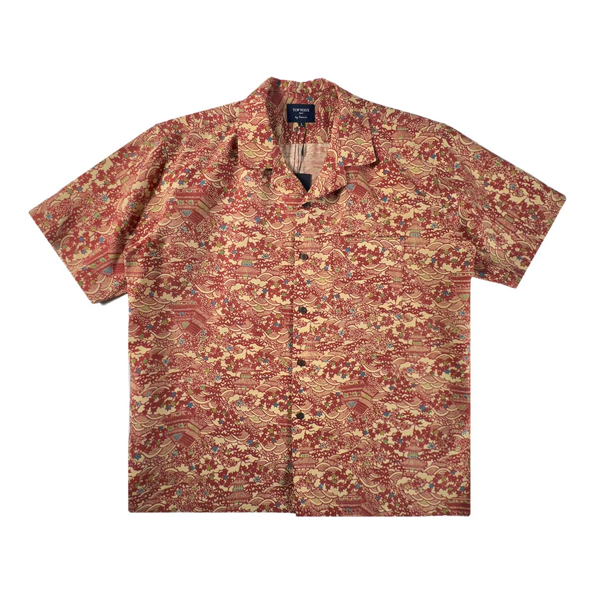 着物アロハシャツ メンズ L AHVN-L205