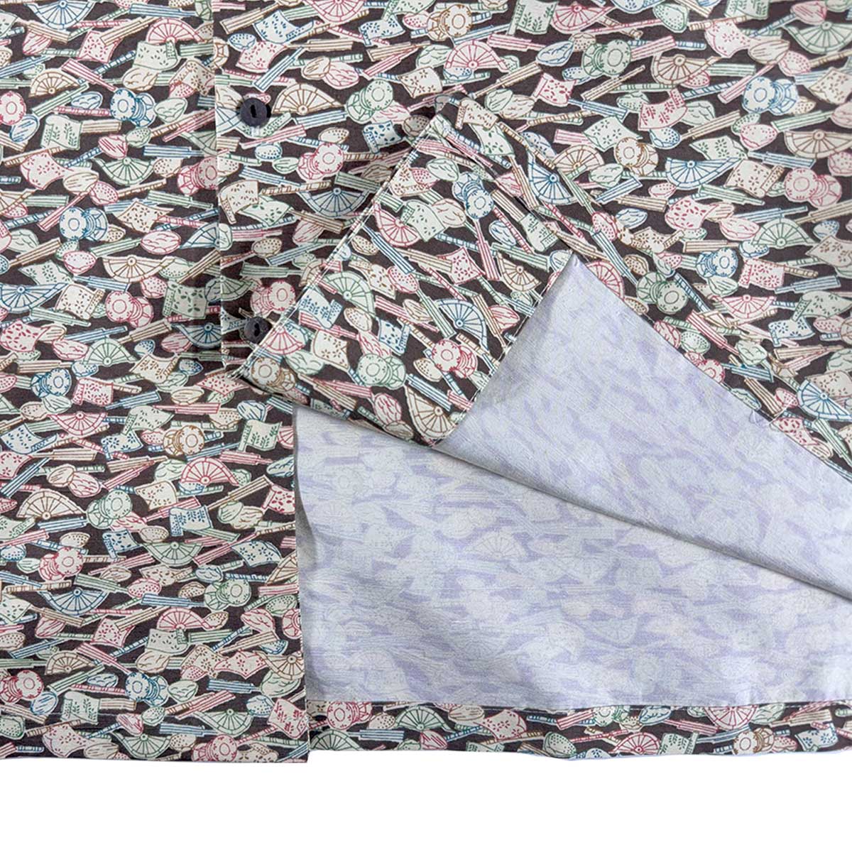 着物アロハシャツ メンズ L AHVN-L208-3