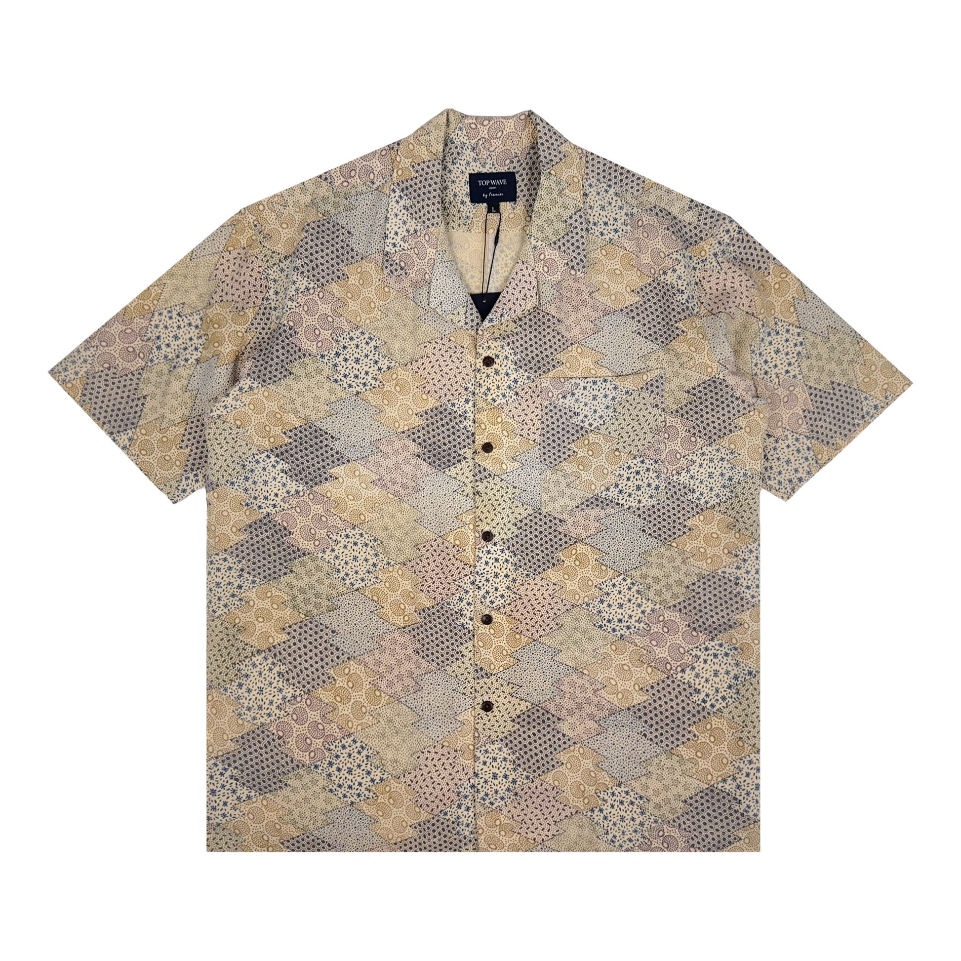 着物アロハシャツ メンズ L AHVN-L213-1