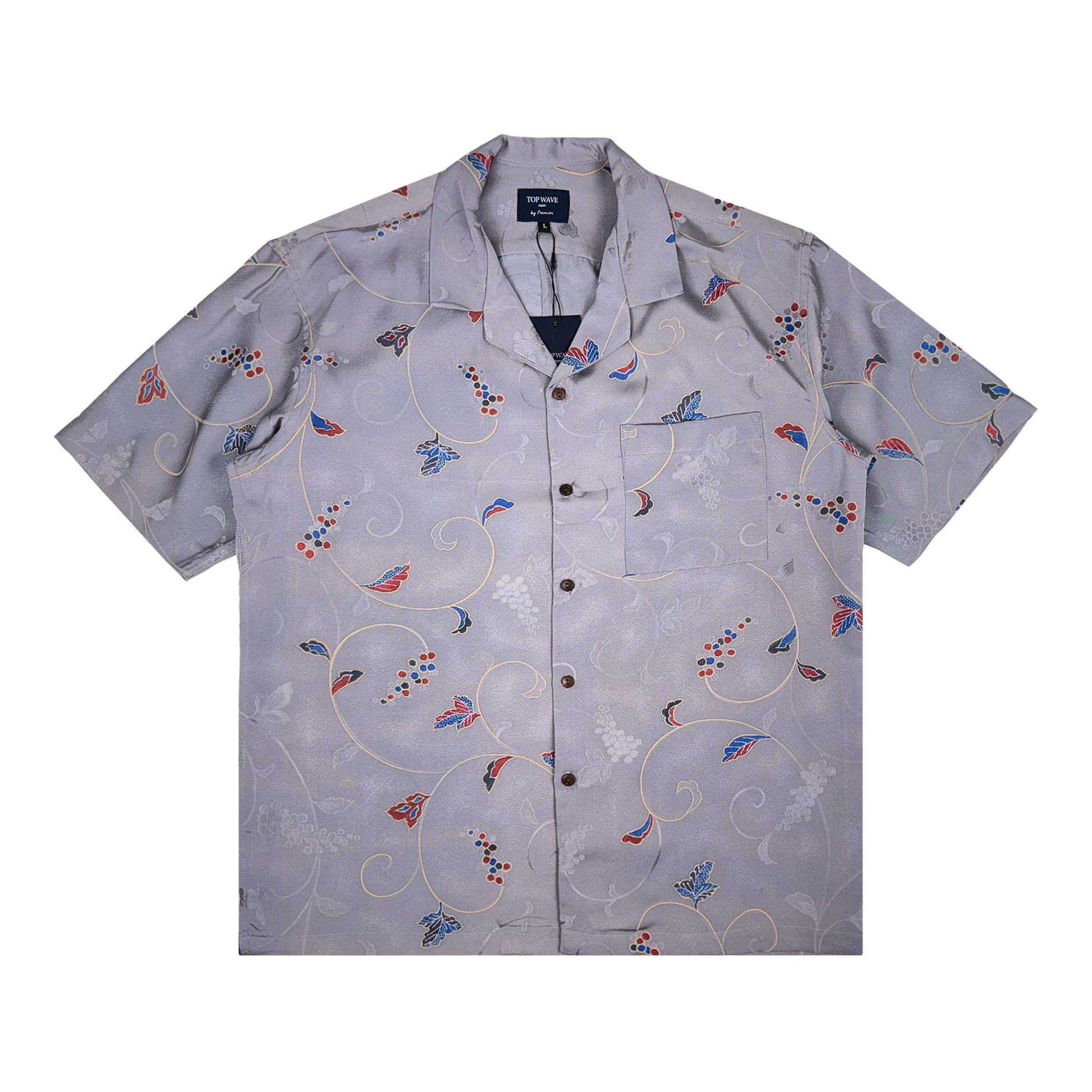 着物アロハシャツ メンズ L AHVN-L218-1