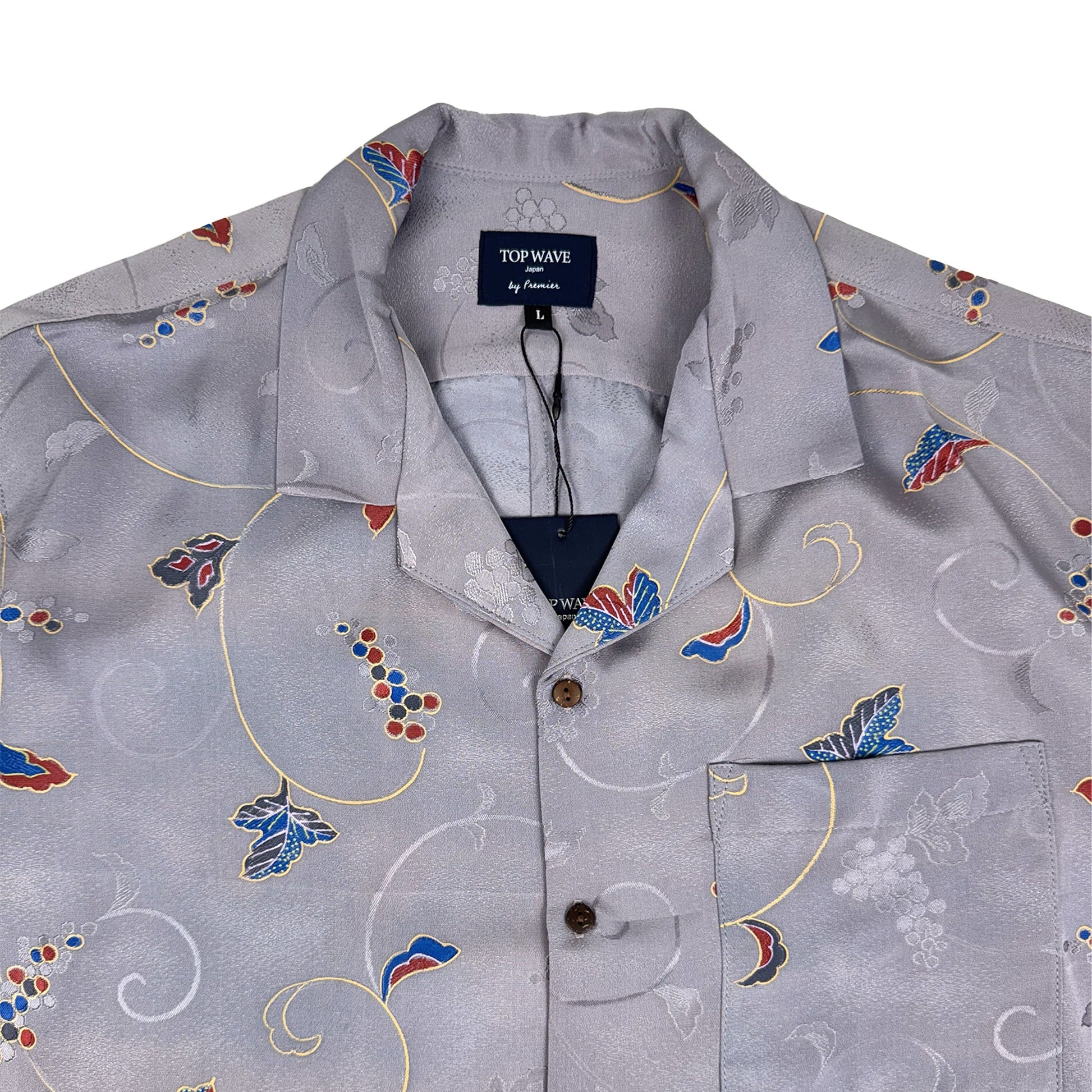 着物アロハシャツ メンズ L AHVN-L218-3