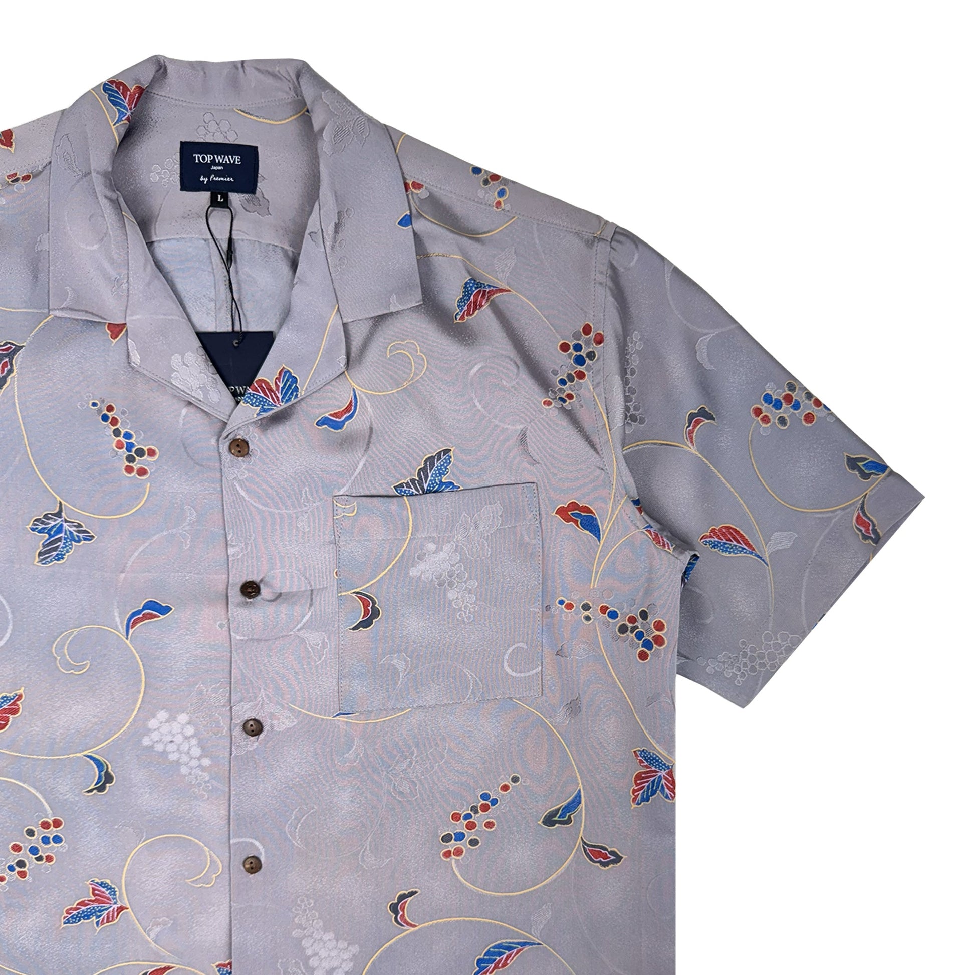 着物アロハシャツ メンズ L AHVN-L218-4