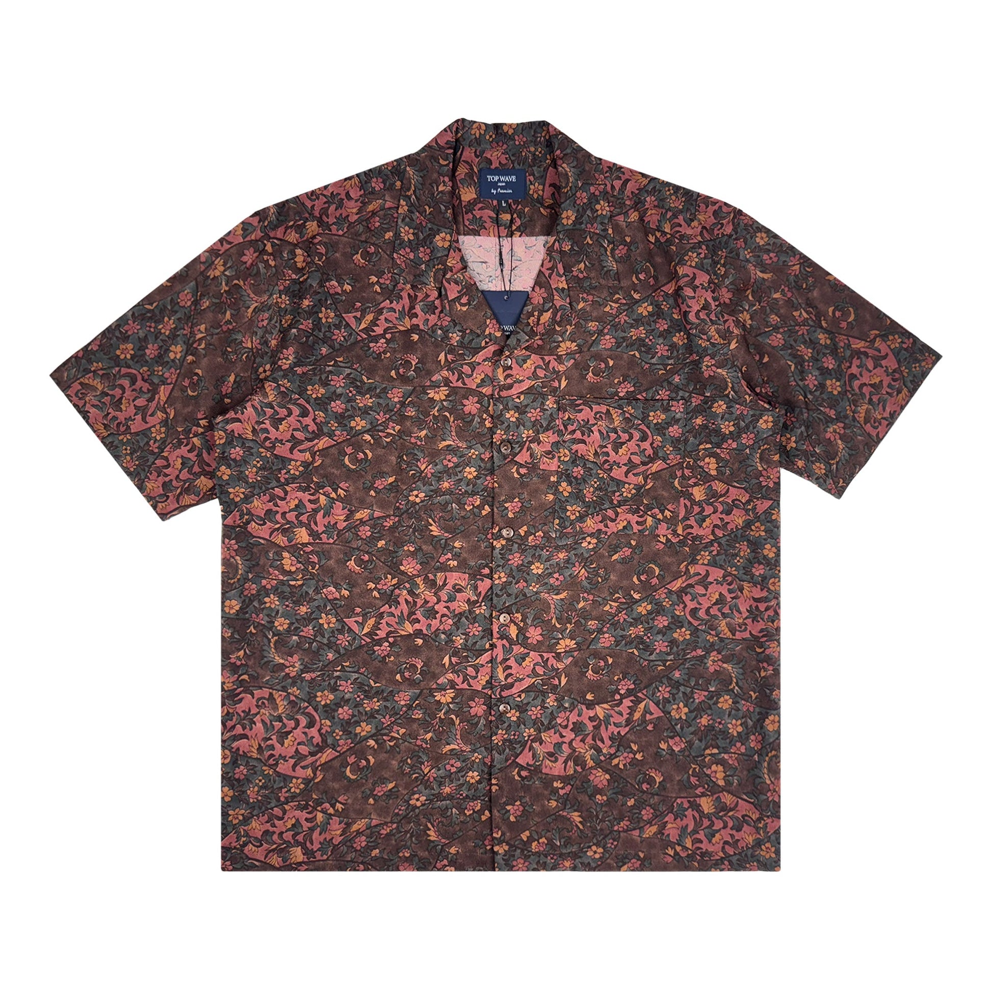着物アロハシャツ メンズ L AHVN-L222-1