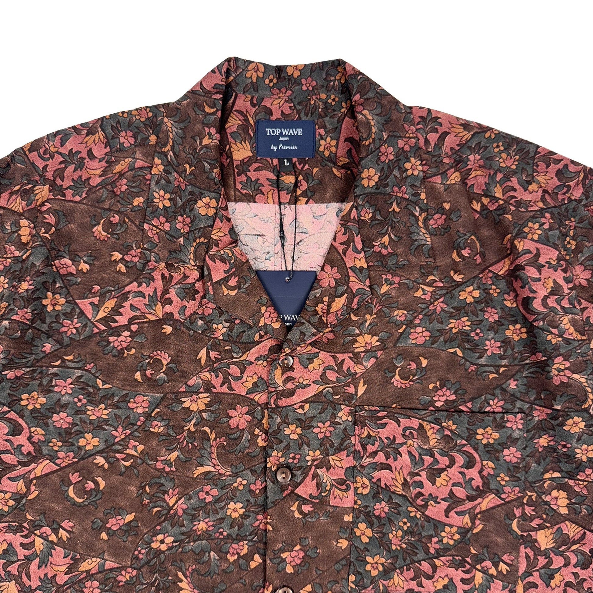 着物アロハシャツ メンズ L AHVN-L222-3