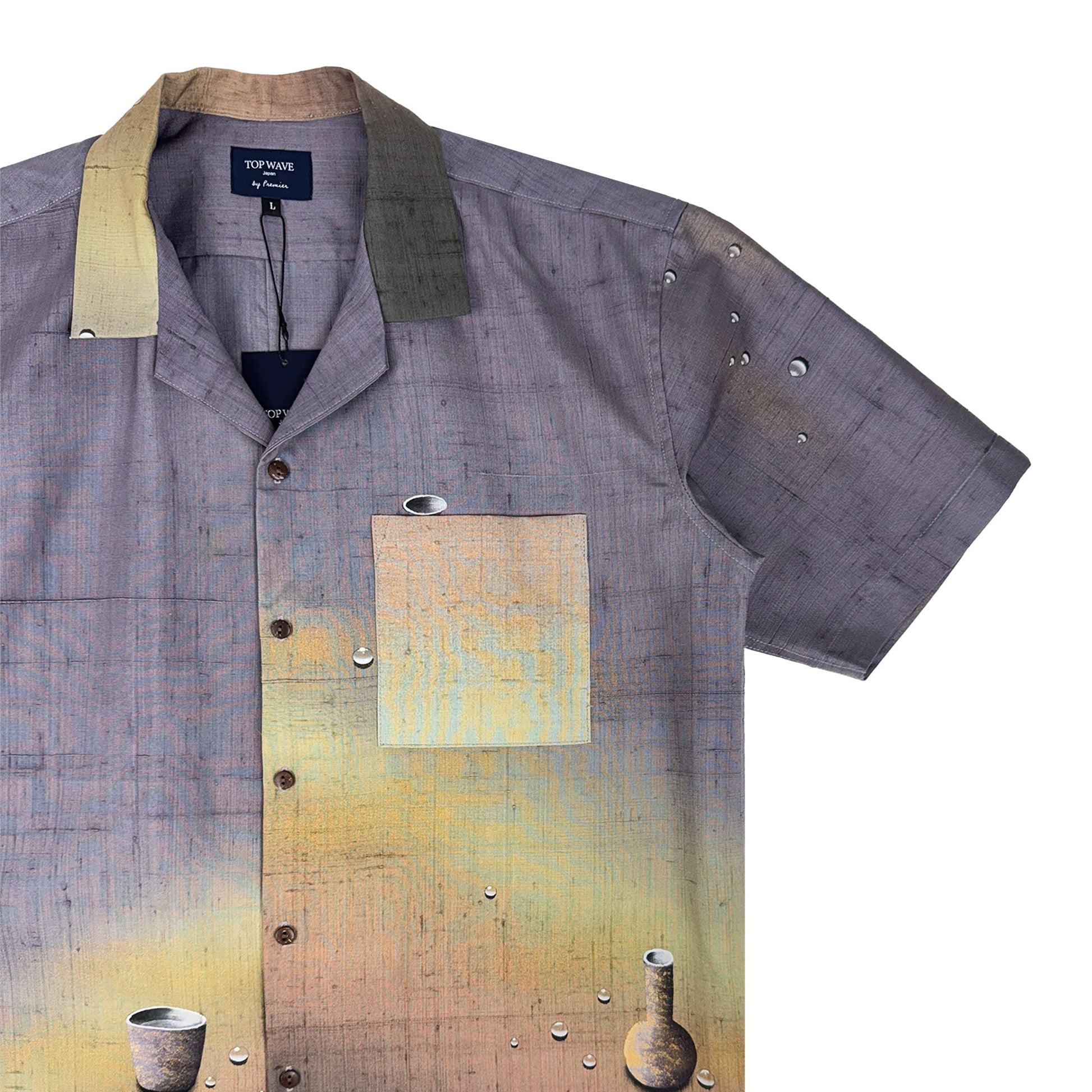 着物アロハシャツ メンズ L AHVN-L224-4