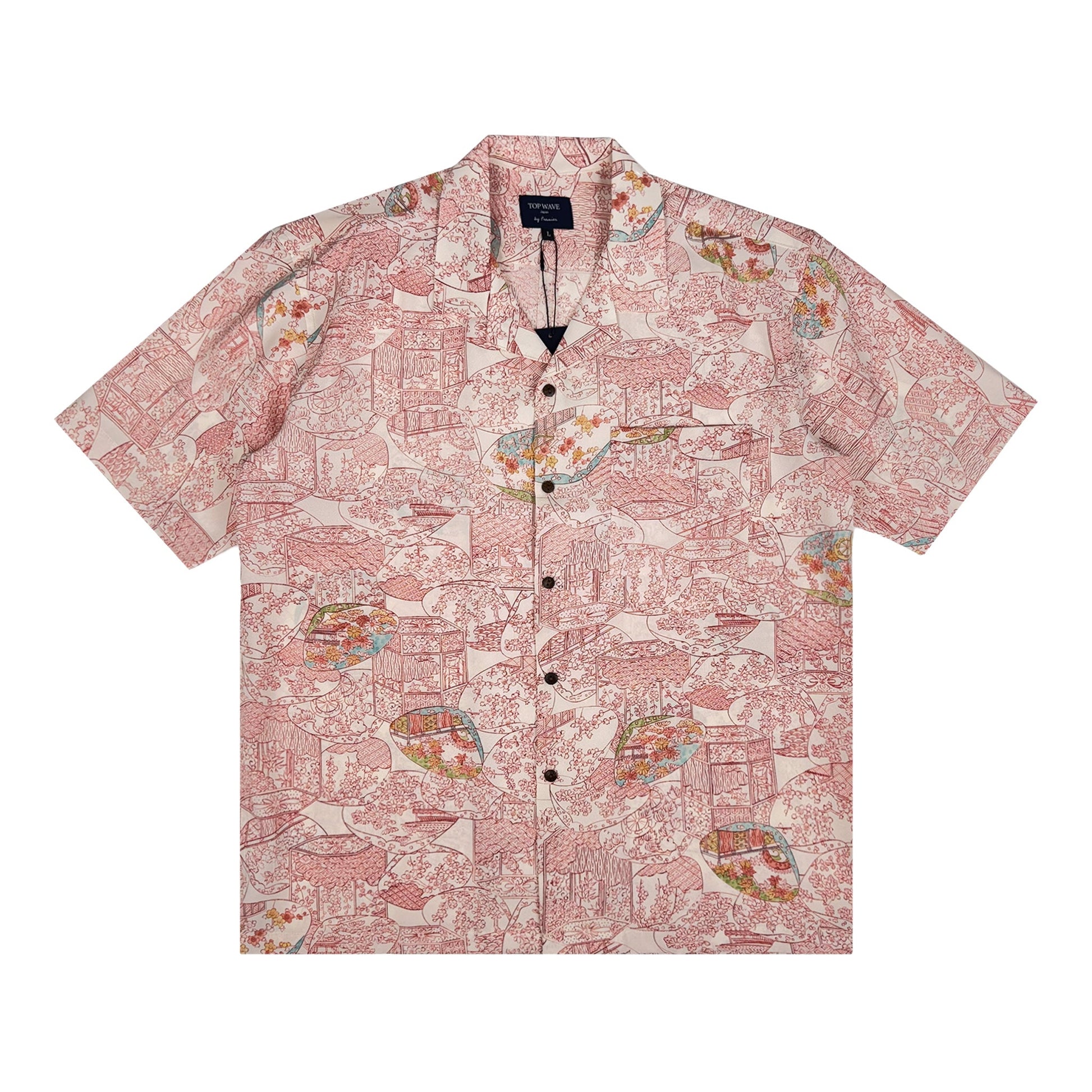 着物アロハシャツ メンズ L AHVN-L225-1