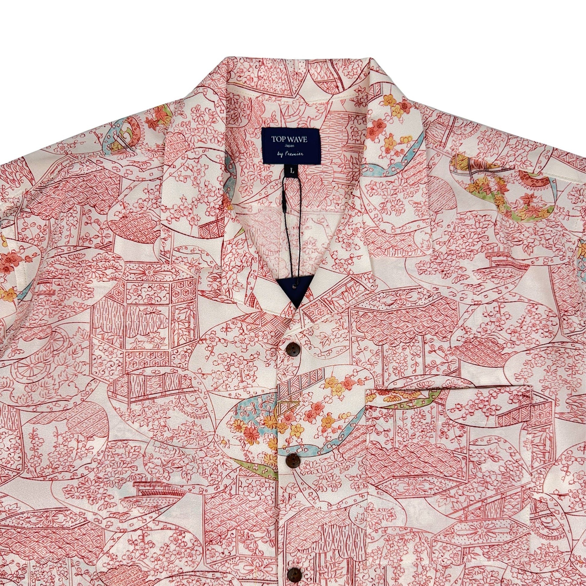 着物アロハシャツ メンズ L AHVN-L225-3