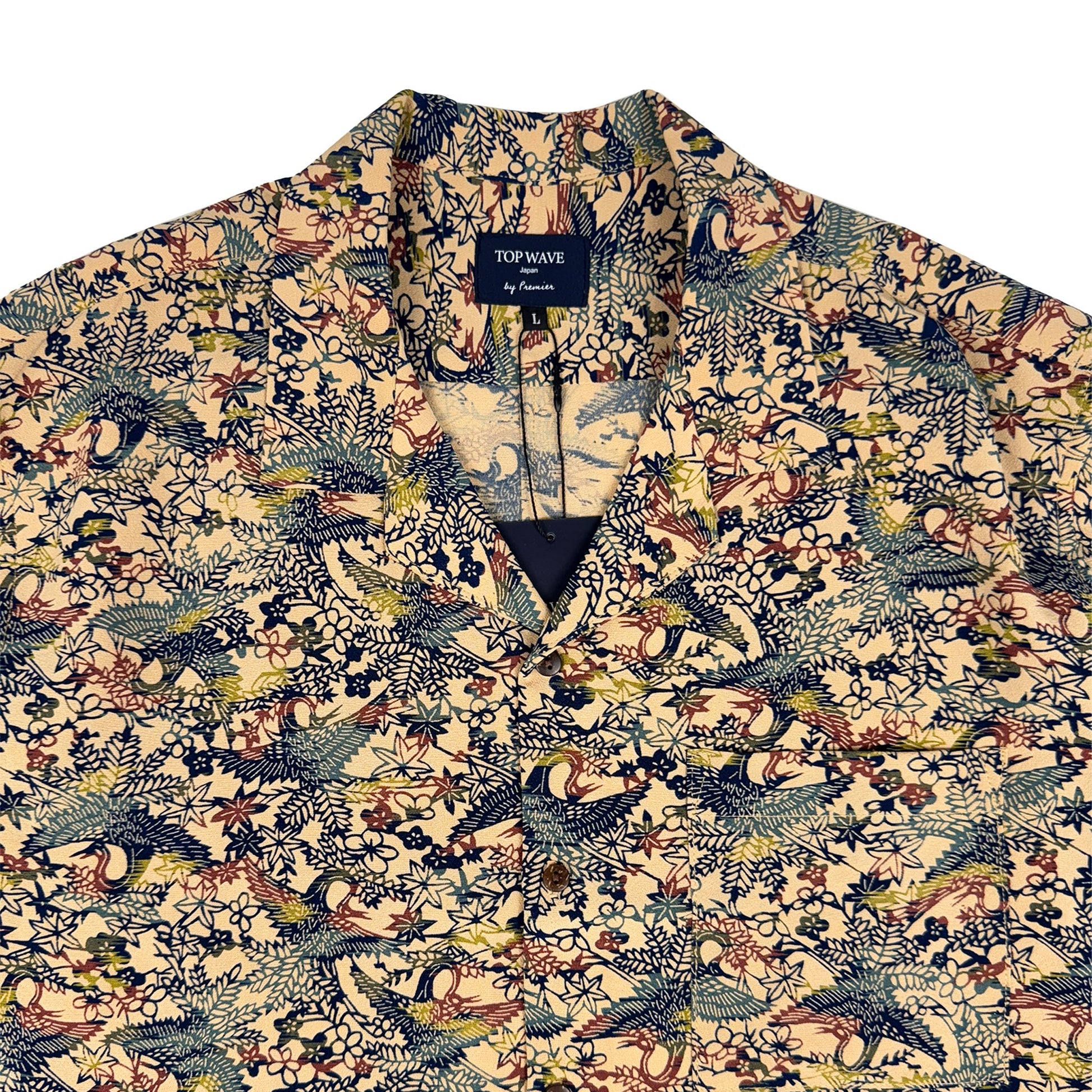 着物アロハシャツ メンズ L AHVN-L229-3