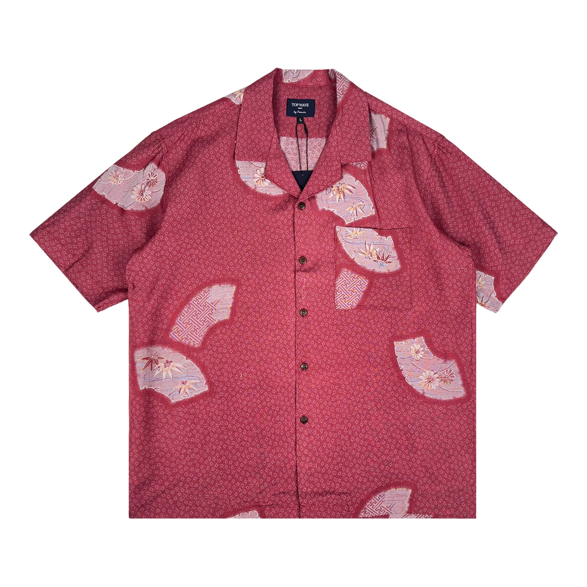 着物アロハシャツ メンズ L AHVN-L232-zoom-1